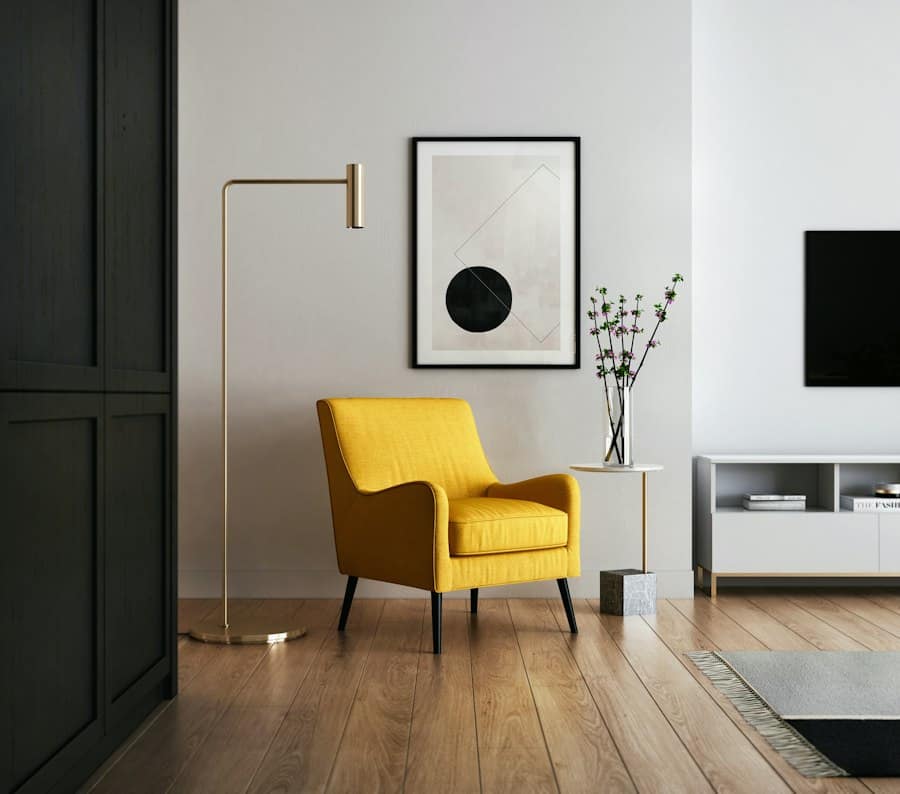 Styled living room seating